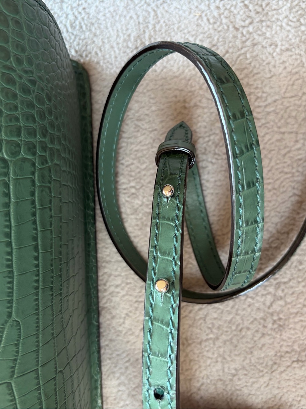 Jimmy Choo Embossed Leather Madeline - Picture 10 of 11
